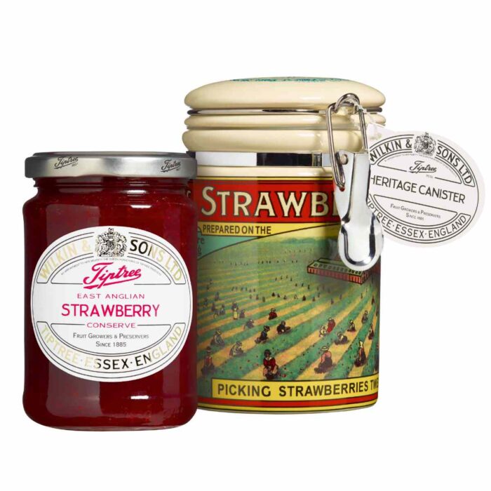 Tiptree East Anglian Strawberry Conserve Heritage Canister