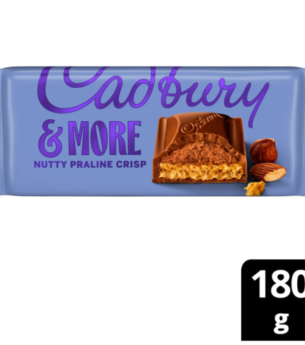 Cadbury & More Nutty Praline Crunch 180 gram